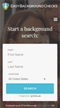 Mobile Screenshot of easybackgroundchecks.com